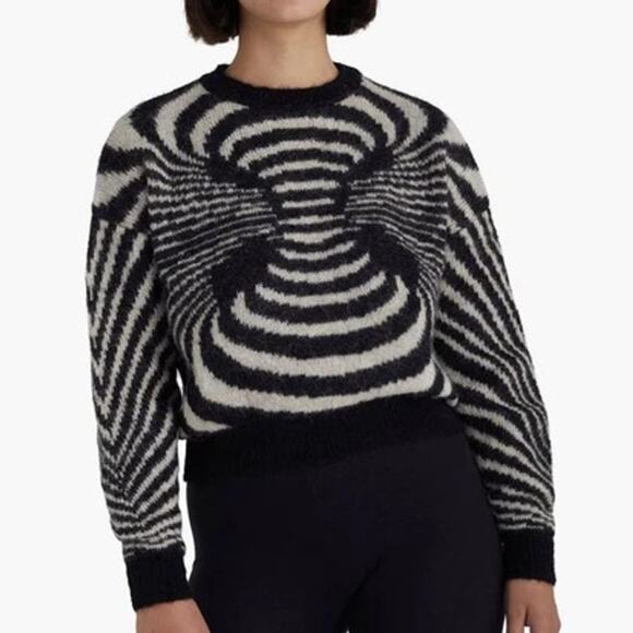 Paloma Wool Matrix Abstract Print Pullover Sweater Size Small - Picture 1 of 10